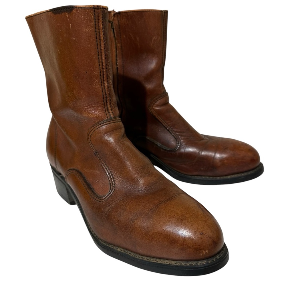 Vintage Iron Age Leather Boots 9D